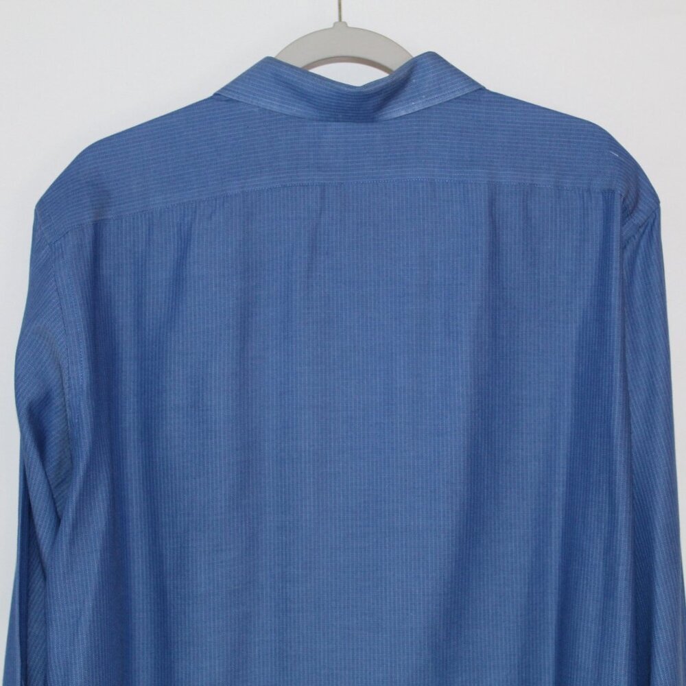 Van Heusen Flex Regular Fit Wrinkle Free classic button up long sleeve 17 34/35 - Picture 6 of 6